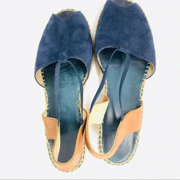 Andre Assous Peep Toe suede espadrilles - Picture 3 of 7